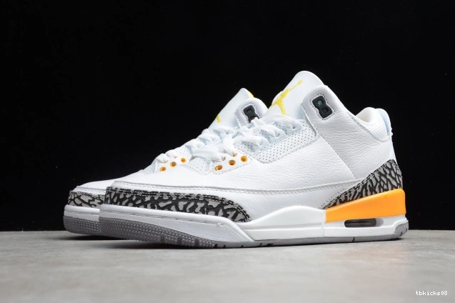 Reps TBkick RETRO JORDAN 3 ORANGE AIR (W) CK9246-108 LASER 0815
